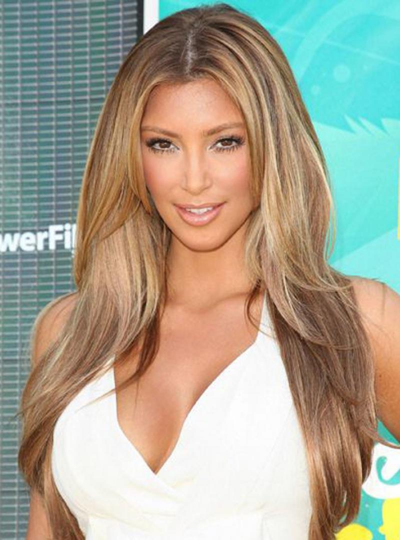Custom Kim Inspired Full Lace Wig With Front Layers Sc055 Home