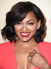 Short Blunt Cut Wavy Full Lace Human Hair Bob Sc078 Home